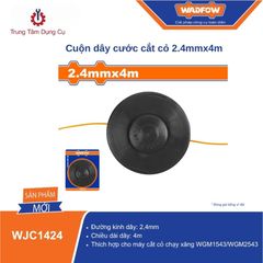 Cuộn dây cước cắt cỏ 2.4mmx4m WADFOW WJC1424