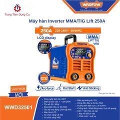 Máy hàn Inverter MMA/TIG Lift 250A WADFOW WWD32501