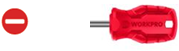 Tua vít đầu dẹt, kích thước 6.5x38mm, thép hợp kim CR-V Workpro - WP221006