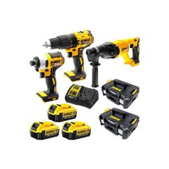 20V combo 3 máy DCD778 + DCF887 + DCH133 +
3pin 4Ah + sạc DCB115 + 2Valy Dewalt DCK369M3T