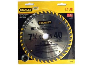 184 x 25.4 x 40T Đĩa cưa gỗ hợp kim 40 răng Stanley 20-522