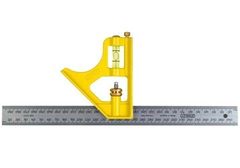 12” THƯỚC VUÔNG KẾT HỢP CÁN CẦM NHỰA STANLEY 46-028