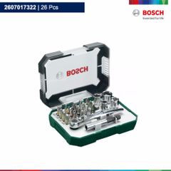 Bộ dụng cụ ốc vít 26 món Bosch 2607017322