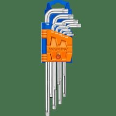 Bộ 9 chìa lục giác sao T10-T50 Wadfow WHK3291