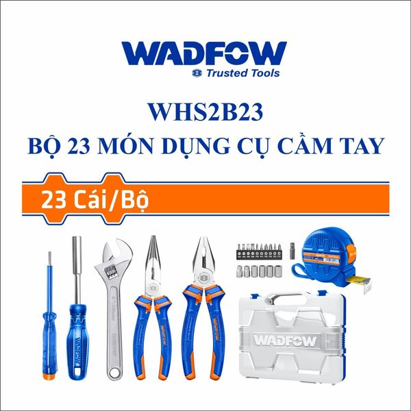 Bộ 23 món dụng cụ cầm tay Wadfow WHS2B23