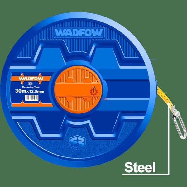 Thước kéo thép nền vàng 30x12.5mm Wadfow WMT3530