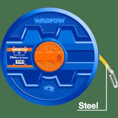 Thước kéo thép nền vàng 30x12.5mm Wadfow WMT3530