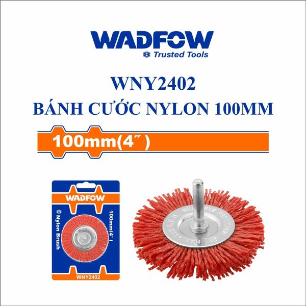 Bánh cước Nylon 100mm Wadfow WNY2402