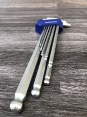 Bộ lục giác S2 đầu bằng, kiếu chữ L, loại dài, 9 cái hệ mét(1.5,2,2.5,3,4,5,6,8,10),
thép hợp kim CR-V Workpro - WP222035