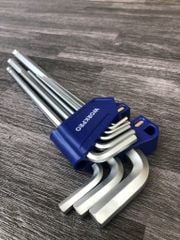 Bộ lục giác S2 đầu bằng, kiếu chữ L, loại dài, 9 cái hệ mét(1.5,2,2.5,3,4,5,6,8,10),
thép hợp kim CR-V Workpro - WP222035