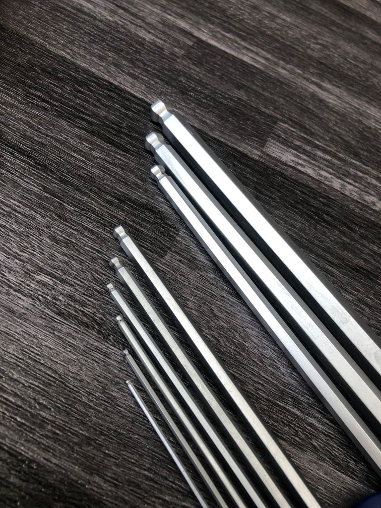 Bộ lục giác S2 đầu bằng, kiếu chữ L, loại dài, 9 cái hệ mét(1.5,2,2.5,3,4,5,6,8,10),
thép hợp kim CR-V Workpro - WP222035