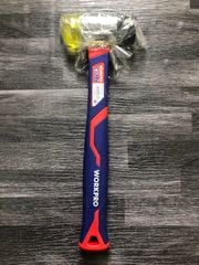 Búa 2 mặt tay đầu nhựa đập không nẩy, cán bọc cao su Workpro - WP241036