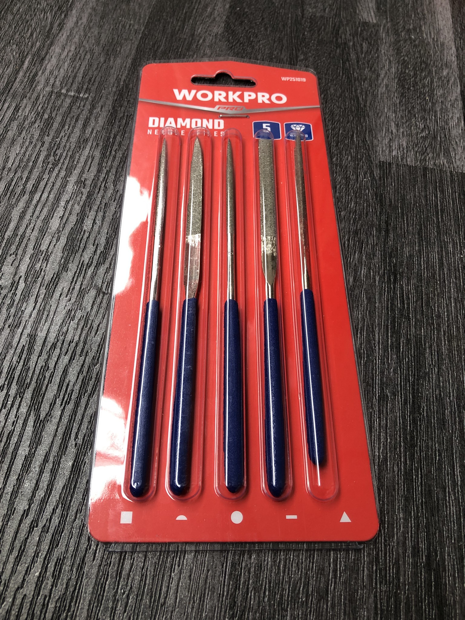 Bộ giũa kim cương (1 set = 5 cái) Workpro - WP251019