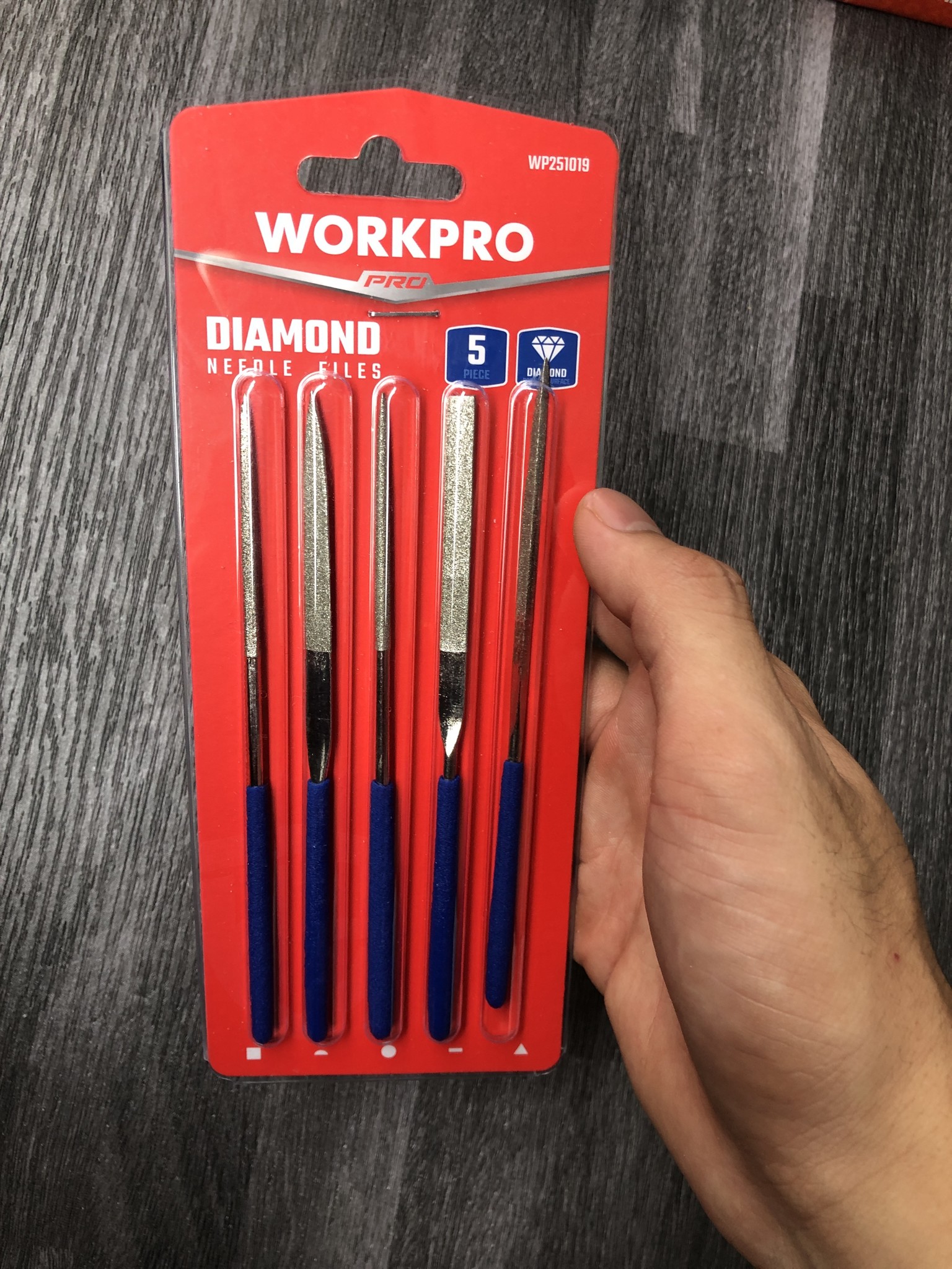 Bộ giũa kim cương (1 set = 5 cái) Workpro - WP251019