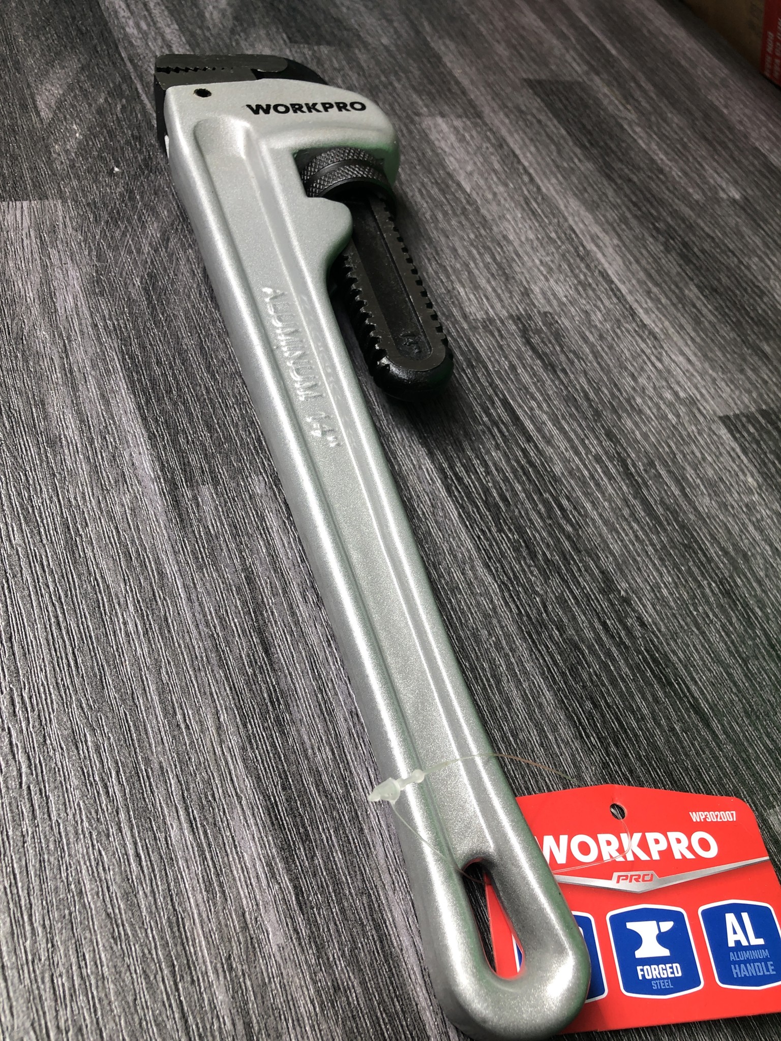 Mỏ lết bằng nhôm (Cờ lê điều chỉnh được), kích thước 350mm (14 inches) Workpro - WP302007