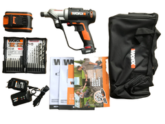 20V Máy khoan vặn vít dùng pin Li-ion Worx Orange WX176