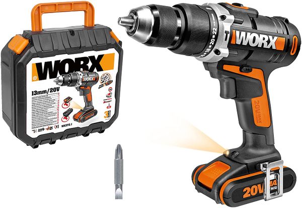 20V Máy khoan động lực dùng pin Li-ion Worx Orange WX372.1