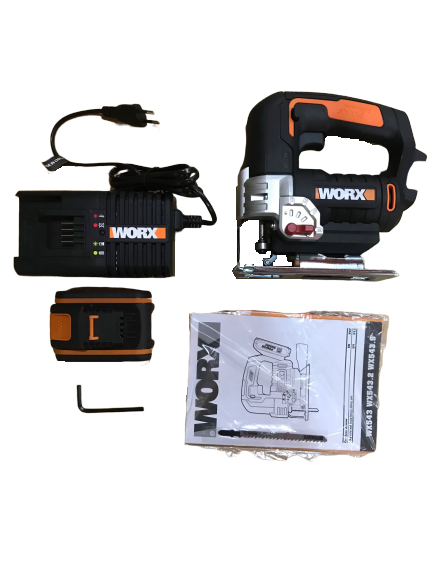 20V Máy cưa lọng dùng pin Li-ion Worx Orange WX543