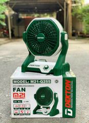 Quạt Dùng Pin Dekton M21-Q255 - Giải Pháp Làm Mát Di Động Hiệu Quả