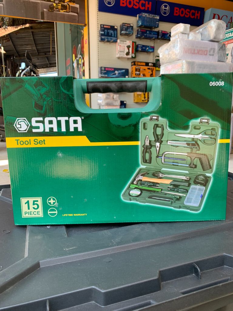 Bộ Dụng Cụ Sata 06008 (15 Chi Tiết) - Giải Pháp Hoàn Hảo Cho Mọi Công