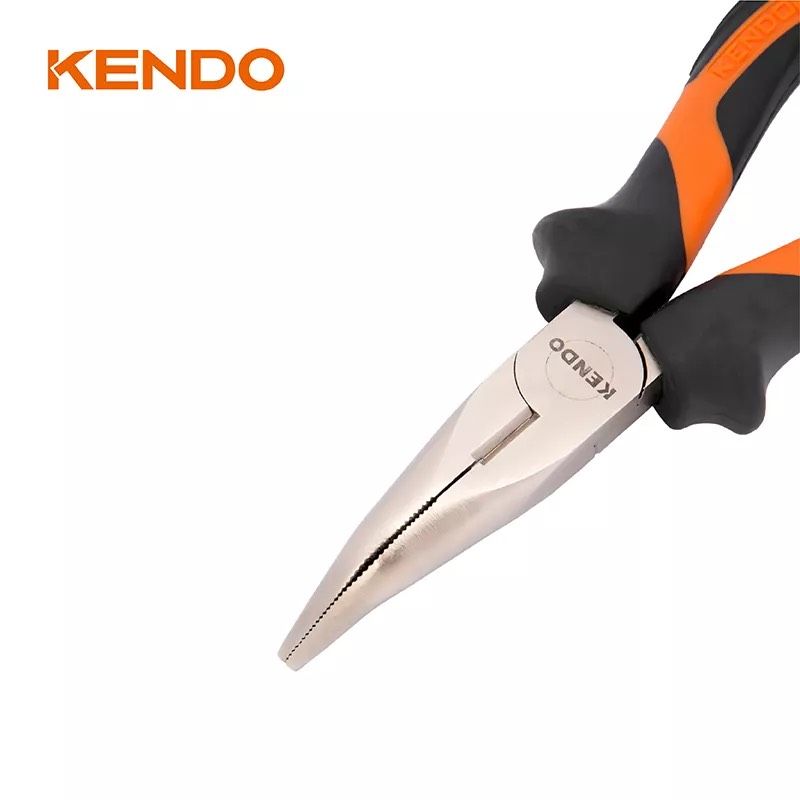 Kìm nhọn mỏ cong 8 inch 160mm Kendo - 10402