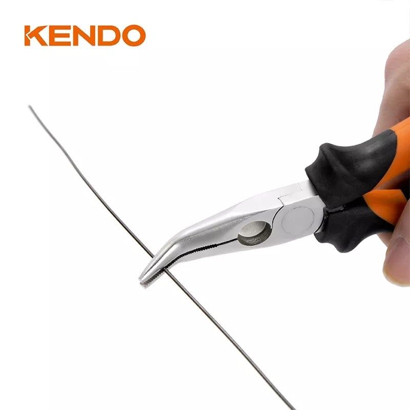 Kìm nhọn mỏ cong 8 inch 160mm Kendo - 10402