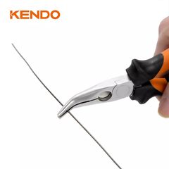 Kìm nhọn mỏ cong 8 inch 160mm Kendo - 10402
