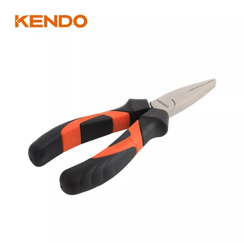 Kìm nhọn mũi dẹt 6 inch 160mm Kendo - 10501