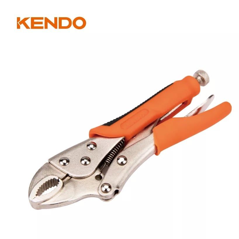 Kìm bấm hàm cong cán bọc nhựa 7 inch 180mm Kendo - 11602