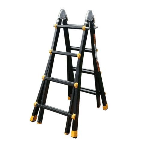 3.5-6.2 mét Thang nhôm rút lồng đa năng, đen, dầy Nakata NKT6A