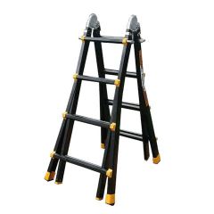 3.5-6.2 mét Thang nhôm rút lồng đa năng, đen, dầy Nakata NKT6A