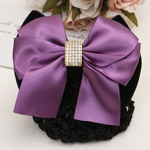 Kẹp tóc túi lưới đầu hoa LÀ GU kẹp búi tóc cao cấp dành cho thư ký ý tá ngân hàng khách sạn tiếp viên phục vụ - KBT025