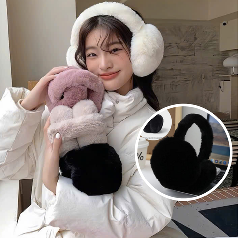 Bịt chụp tai giữ ấm len bông nhung mịn cho nữ đẹp tai nghe bịt tai phụ kiện thời trang mùa đông chống lạnh phong cách Hàn Quốc - BCT007