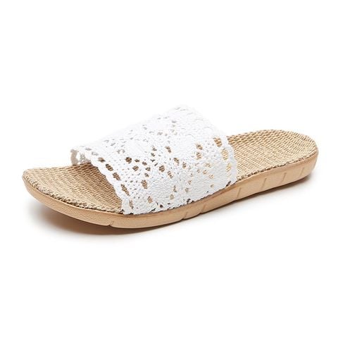 Dép cói đi biển, đi trong nhà cho nữ LÀ GU Khăn Phụ Kiện - DE016