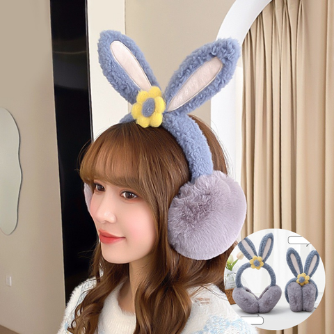 Bịt chụp tai giữ ấm len bông nhung mịn cho nữ đẹp tai nghe bịt tai phụ kiện thời trang mùa đông chống lạnh phong cách Hàn Quốc - BCT006
