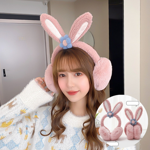 Bịt chụp tai giữ ấm len bông nhung mịn cho nữ đẹp tai nghe bịt tai phụ kiện thời trang mùa đông chống lạnh phong cách Hàn Quốc - BCT006