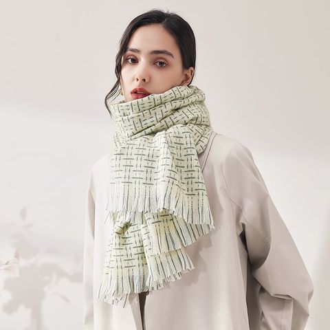 Quà tặng 8/3 cho người yêu nữ, vợ, cô giáo, mẹ - Khăn quàng choàng cổ len Cashmere giữ ấm cao cấp phong cách châu Âu Mỹ sang trọng - KC384