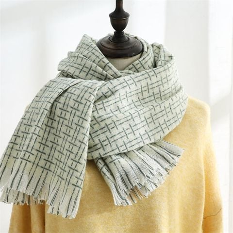 Quà tặng 8/3 cho người yêu nữ, vợ, cô giáo, mẹ - Khăn quàng choàng cổ len Cashmere giữ ấm cao cấp phong cách châu Âu Mỹ sang trọng - KC384