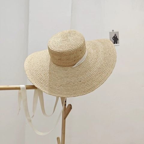 Quà tặng 20/10 cho sếp nữ, vợ, cô giáo, giáo viên nữ, mẹ và bạn gái, người yêu nữ quà tặng Quà tặng 20/10 cho sếp nữ, vợ, cô giáo, giáo viên nữ, mẹ và bạn gái, người yêu nữ quà tặng mũ nón cói đi biển rộng vành tròn đẹp cho nữ LÀGU Khăn Phụ Kiện - NC516