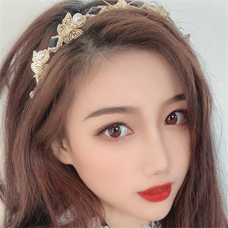 Bờm tóc đính đá băng đô cài tóc đẹp sang chảnh tiểu thư phụ kiện tóc No93 Lazadavn #32 Bờm tóc đính đá băng đô cài tóc đẹp sang chảnh tiểu thư phụ kiện tóc No93 Lazadavn