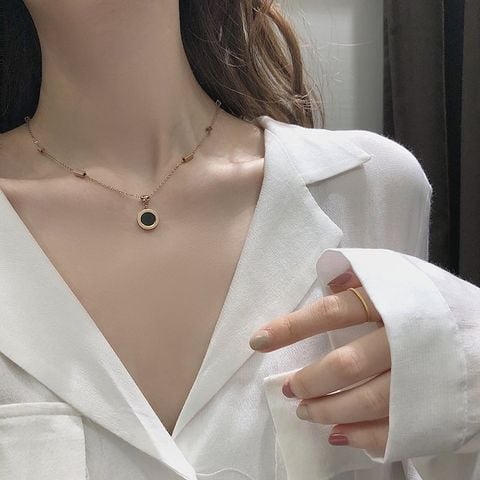 Dây Chuyền Nữ Bạc 925 - Vòng Cổ Mạ Vàng Tròn - Mã DC013
