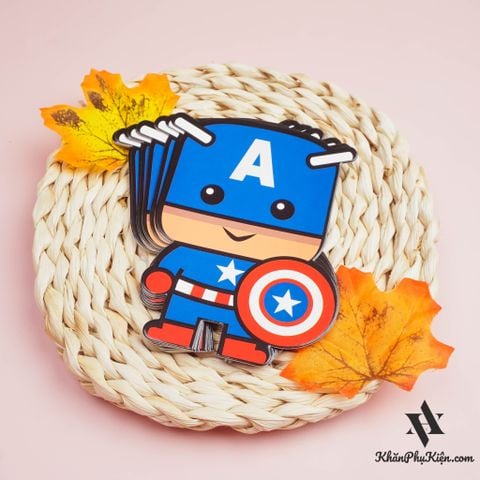 10 Cái - Bao Lì Xì Hot Trend, Bao Lì Xì Hoạt Hình CAPTAIN AMERICA - Mã LX001