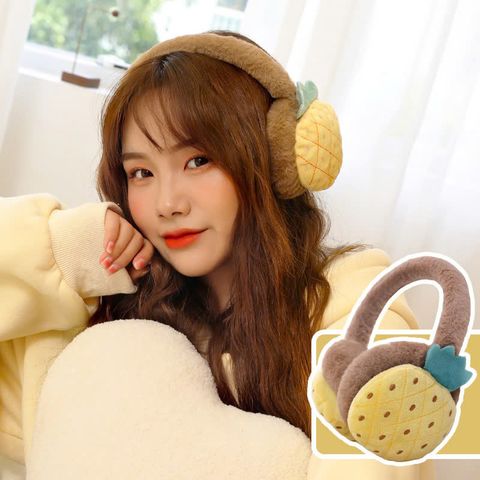 Bịt chụp tai giữ ấm len bông nhung mịn cho nữ đẹp tai nghe bịt tai phụ kiện thời trang mùa đông chống lạnh phong cách Hàn Quốc - BCT005