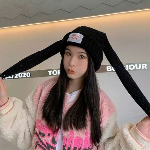 Mũ nón len bucket cho nữ Hàn Quốc trùm đầu giữ ấm phong cách ulzzang đẹp thích hợp với thời tiết lạnh LÀ GU Khăn Phụ Kiện - NL028