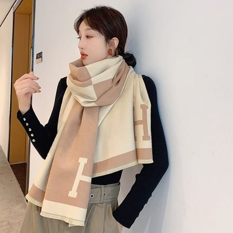 Khăn quàng choàng cổ len Cashmere cho nữ giữ ấm cao cấp phong cách Hàn Quốc đẹp sang trọng LÀ GU Khăn Phụ Kiện - KC470