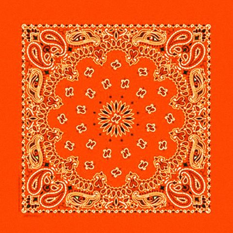 Khăn Bandana (Khăn Turban EXO) Màu Cam - Mã B009