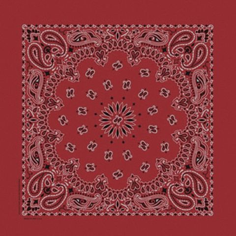 Khăn Bandana (Khăn Turban EXO) Màu Đỏ Đô - Mã B007