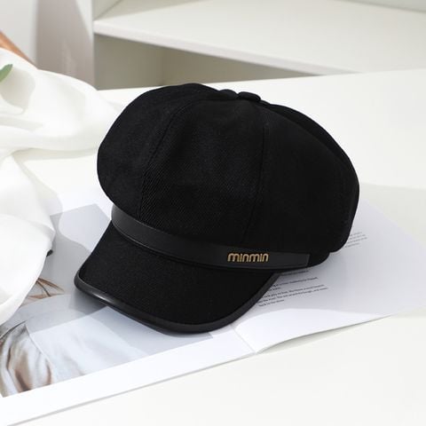 Mũ nón beret nồi bánh tiêu nữ Hàn Quốc LÀ GU Khăn Phụ Kiện phong cách newboy ulzzang đẹp mùa đông thời trang màu trắng, nâu, be, đen - MNB002