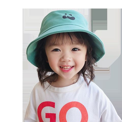 Mũ Nón Vải Bucket Cho Bé Gái - Mũ Trẻ Em Màu Xanh Rêu Pastel - Mã MB055