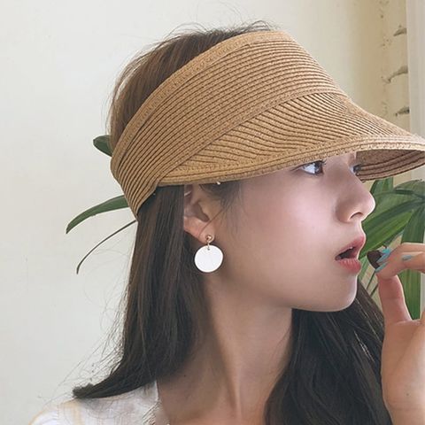 Mũ nón cói đi biển visor nửa đầu đẹp cho nữ LAGU Khăn Phụ Kiện - NC483